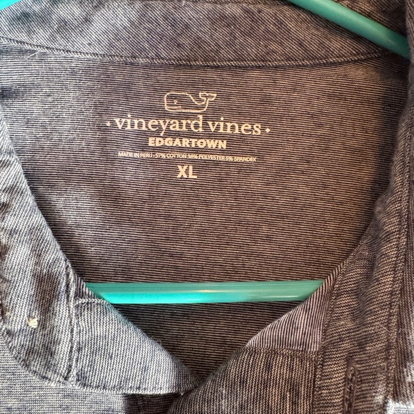 Vineyard‎ Vines Edgartown blue mens polo XL - Picture 3 of 3
